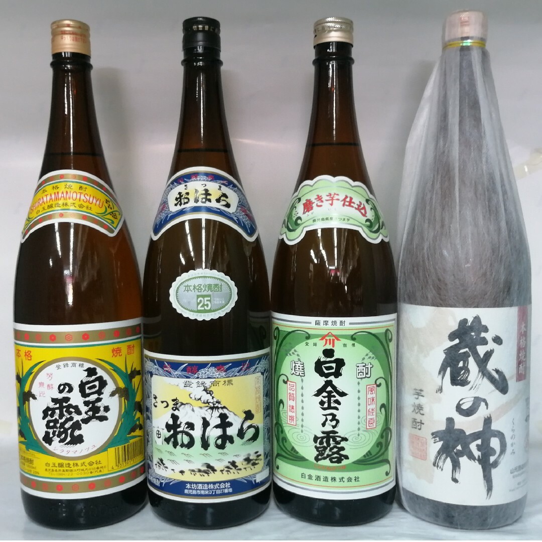 厳撰 鹿児島産 芋焼酎 25度1.8㍑×8本セット 食品/飲料/酒の酒(焼酎)の商品写真