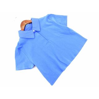 ギャップ(GAP)の新品 GAP ギャップ ショート丈 ポロシャツ sizeM/青 ■◆ レディース(ポロシャツ)