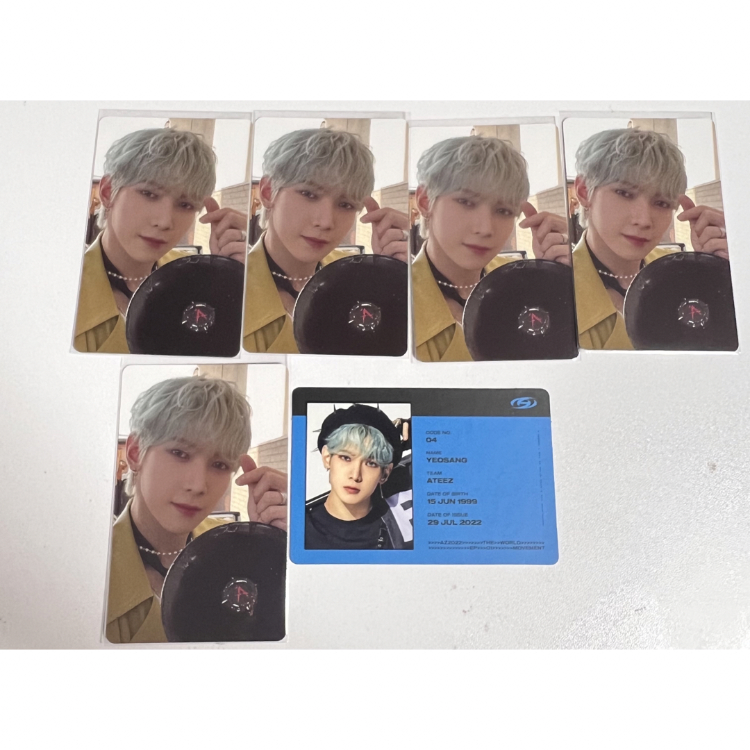 ATEEZ(エイティーズ)のATEEZ ヨサン MOVEMENT トレカセット エンタメ/ホビーのタレントグッズ(アイドルグッズ)の商品写真