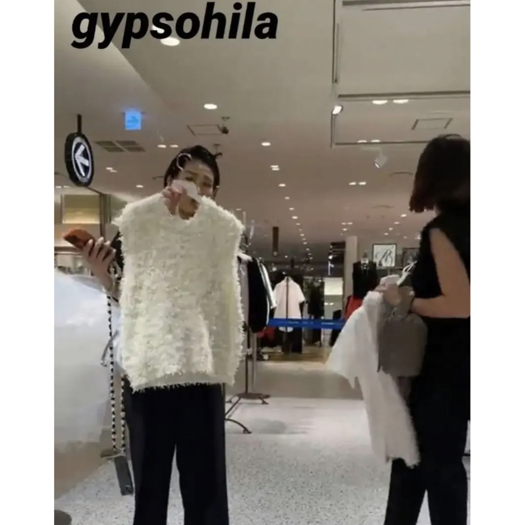 人気絶頂 lala様専用 gypsohila ココフレンチスリーブ タマゴ Tシャツ