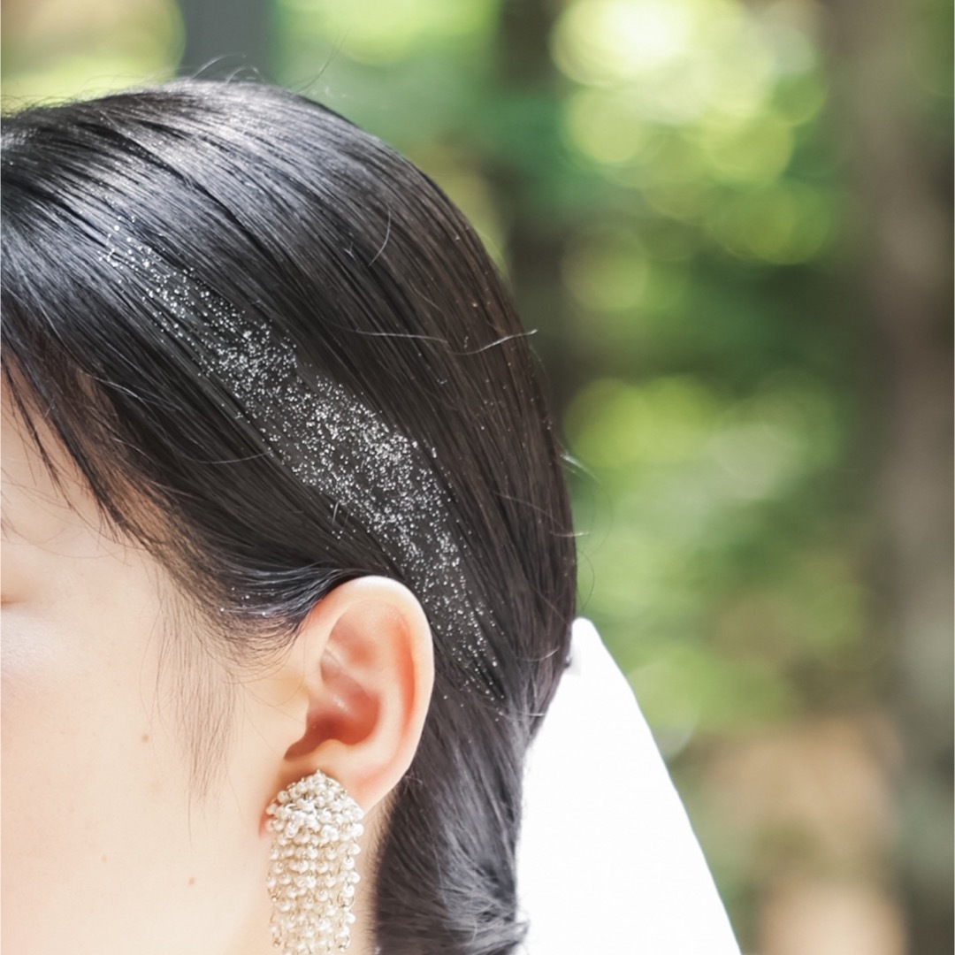 シルバーグリッタージェル レディースのヘアアクセサリー(その他)の商品写真