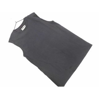 アングリッド(Ungrid)のUngrid アングリッド ノースリーブ Tシャツ sizeF/黒 ■◆ レディース(Tシャツ(半袖/袖なし))