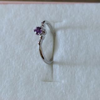 お値下げ！シルバー925アメジストリング💍(リング(指輪))