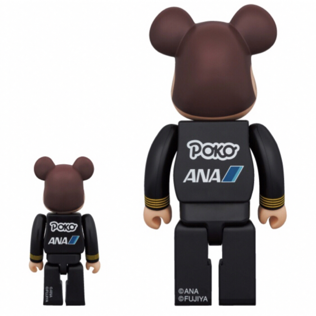 BE@RBRICK for ANA CAPTAINペコちゃん100％&400％