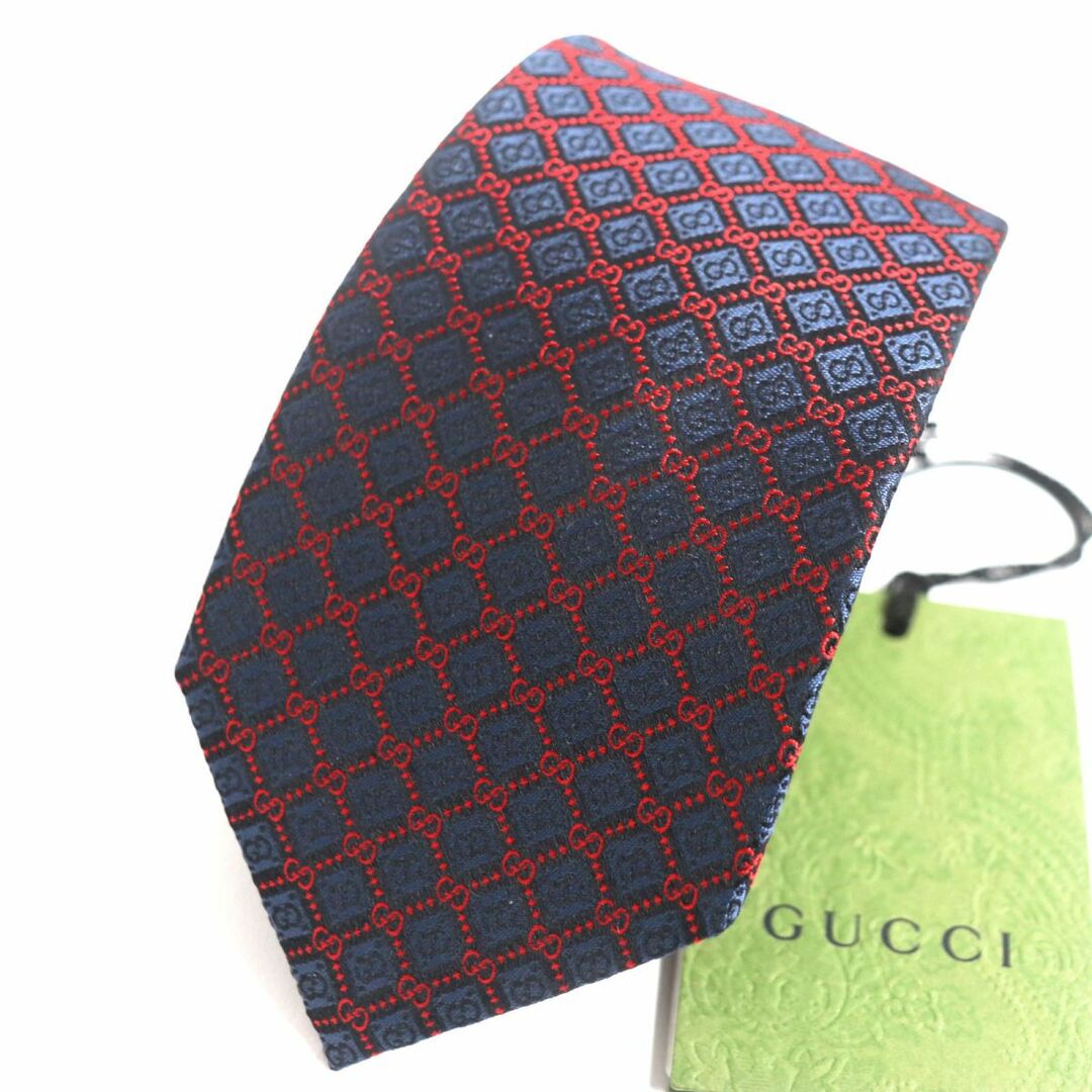 Gucci - 未使用品▽2022年製 GUCCI グッチ 571800 ランバスチェック×GG