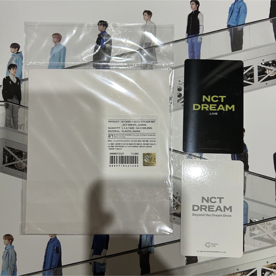 NCT beyond live ジェミン トレカ id デコ カード ステッカー 1