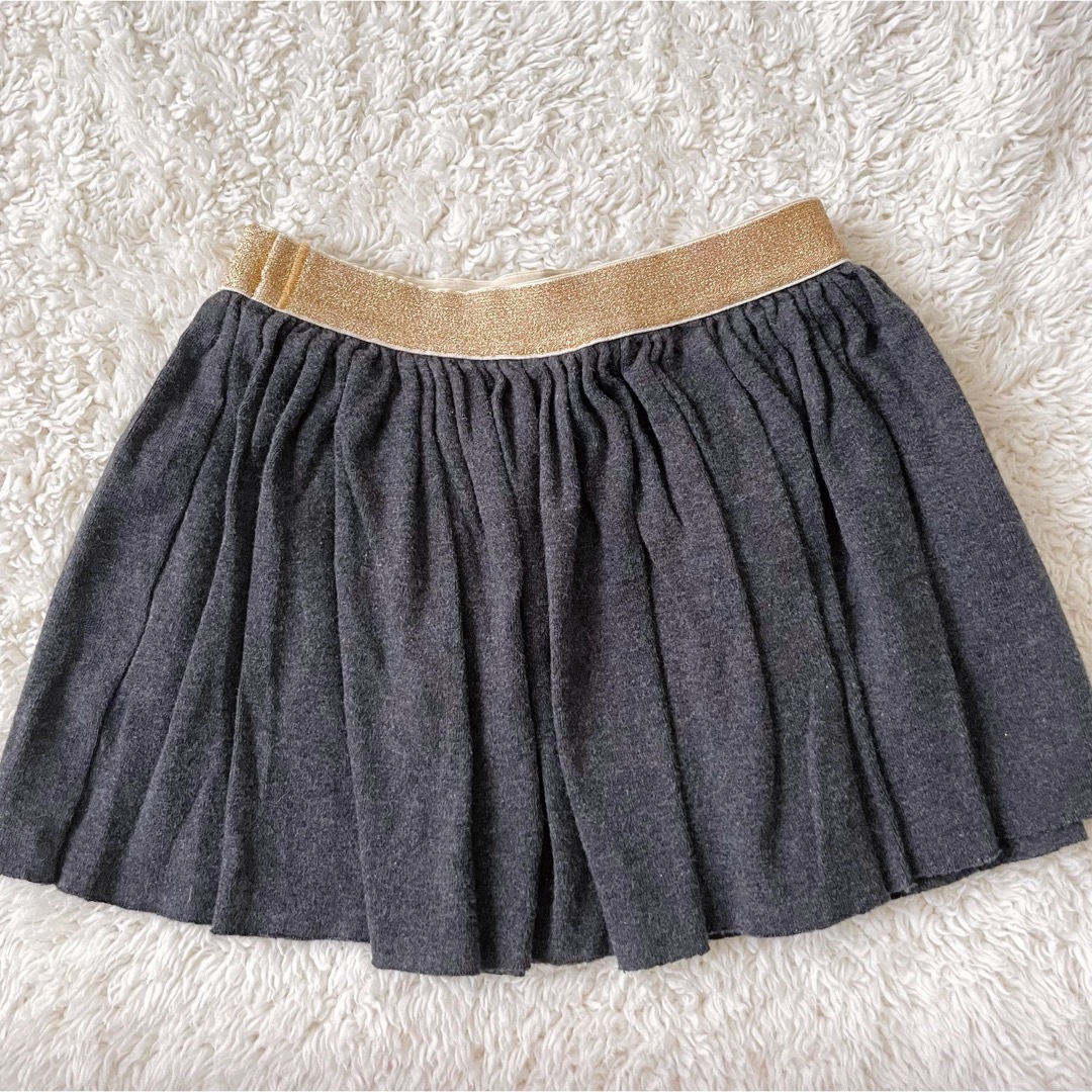 PETIT BATEAU(プチバトー)のpetit bateau ラメスカート 95 キッズ/ベビー/マタニティのキッズ服女の子用(90cm~)(スカート)の商品写真