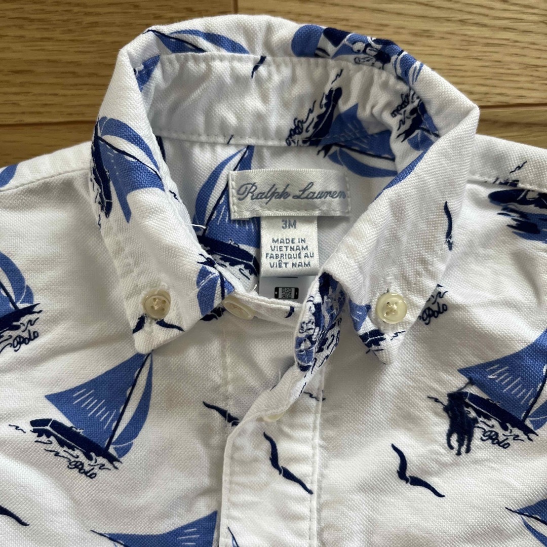 POLO RALPH LAUREN(ポロラルフローレン)の《ひろママ様専用》POLO RALPH RAUREN ロンパース 60サイズ キッズ/ベビー/マタニティのベビー服(~85cm)(ロンパース)の商品写真