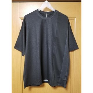 コムサイズム(COMME CA ISM)の【新品】COMME CA ISM　コムサイズム　Tシャツ　ブラックL　ストレッチ(Tシャツ/カットソー(半袖/袖なし))