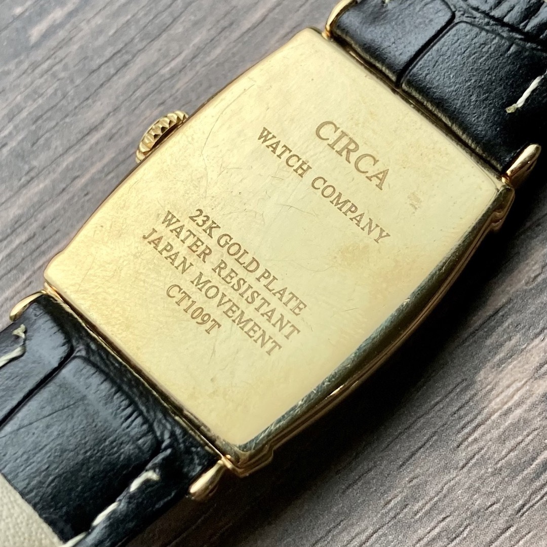 【WT】CIRCA サーカ 23K 腕時計 ゴールド 手巻き