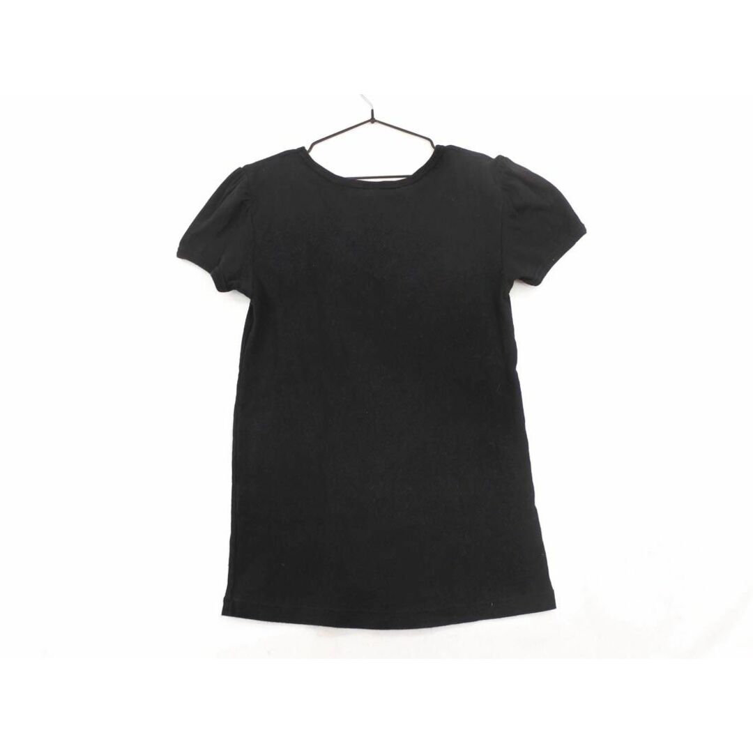 PETIT BATEAU(プチバトー)のPETIT BATEAU プチバトー Vネック Tシャツ size16/黒 ■◆ レディース レディースのトップス(Tシャツ(半袖/袖なし))の商品写真