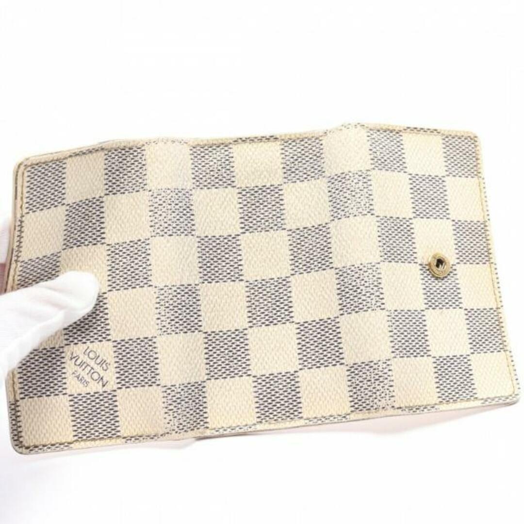 美品 ルイ ヴィトン ダミエ アズール ミュルティクレ6 キーケース N61745 PVC レディース LOUIS VUITTON 【222-19962】