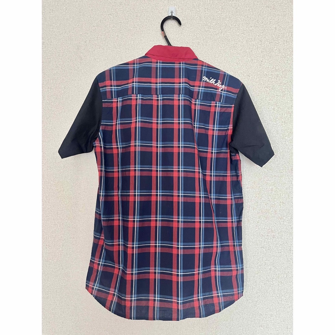 MILKBOY(ミルクボーイ)のMILKBOY  MIX-PATTERN SHIRTS チェックシャツ 半袖 メンズのトップス(シャツ)の商品写真