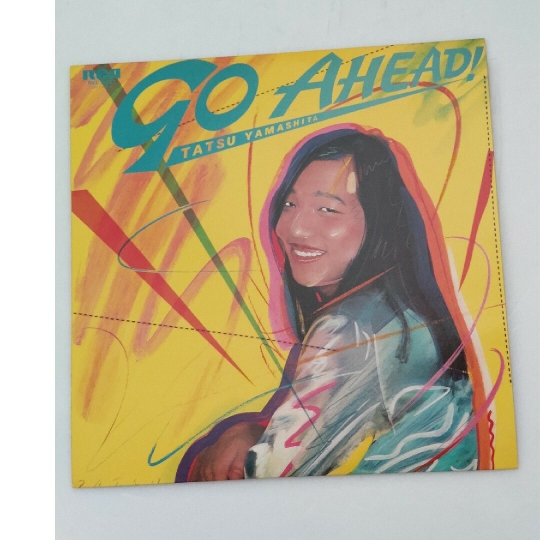 LPレコード　山下達郎　GO AHEAD