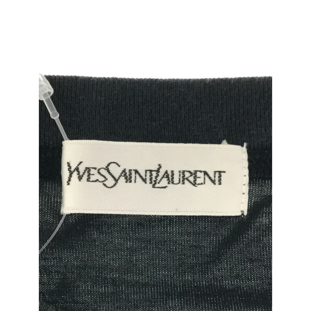 Saint Laurent(サンローラン)のYVES SAINT LAURENT バックロゴプリントクルーネックTシャツ レディースのトップス(Tシャツ(半袖/袖なし))の商品写真