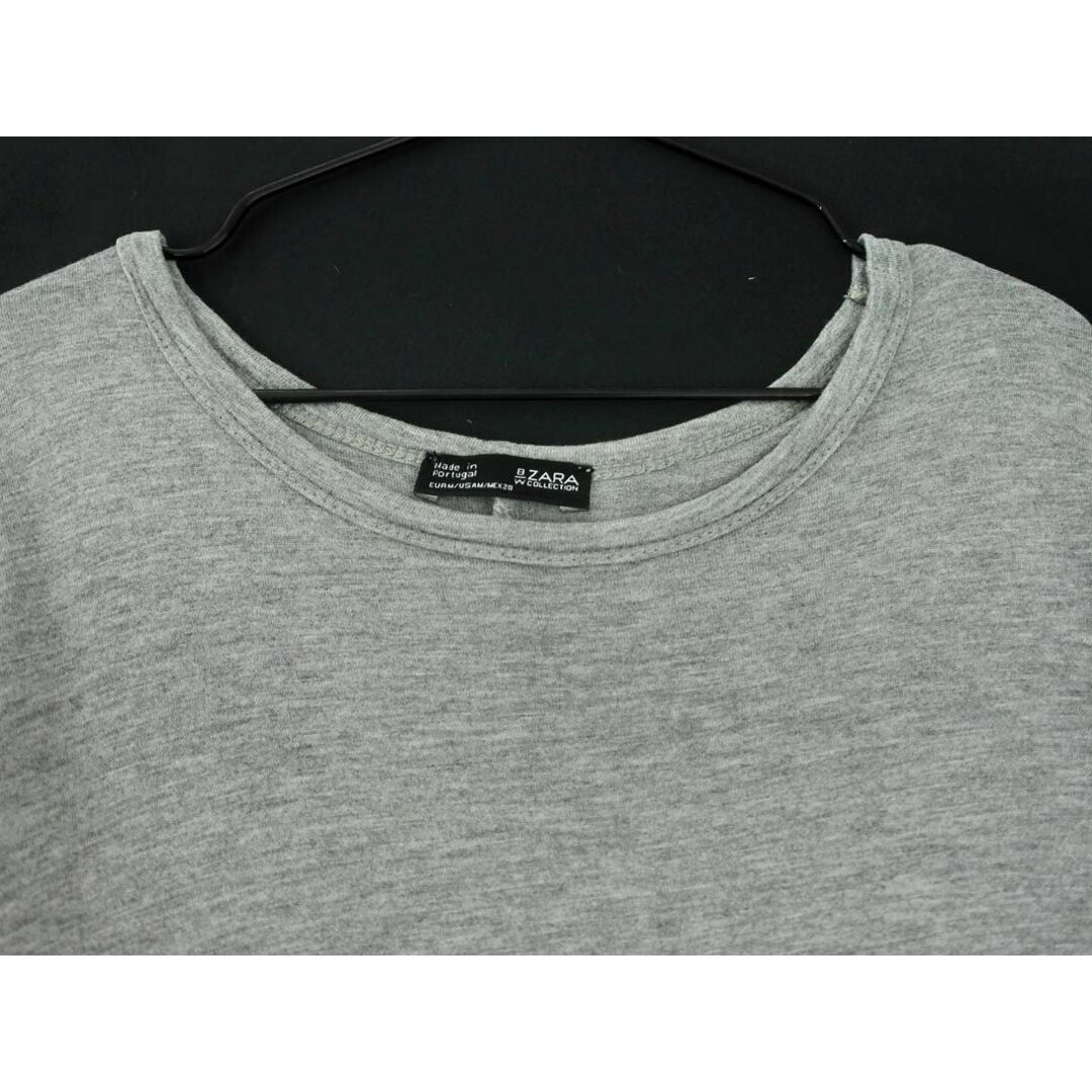 ZARA(ザラ)のZARA ザラ 裾レース Tシャツ sizeM/グレー ■◆ レディース レディースのトップス(Tシャツ(半袖/袖なし))の商品写真