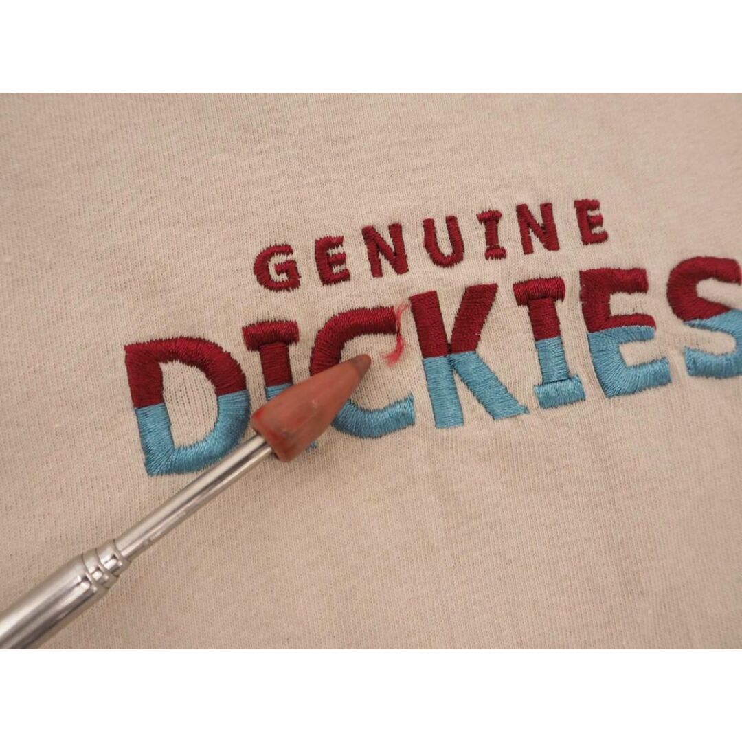 Dickies(ディッキーズ)のDickies ディッキーズ ロゴ 刺繍 Tシャツ sizeM/ベージュ ■◆ レディース レディースのトップス(Tシャツ(半袖/袖なし))の商品写真