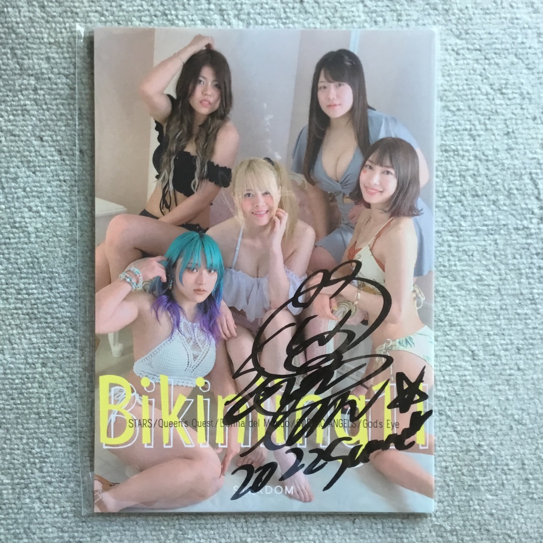 スターダム　中野たむ　Bikiniing11  Prenium  直筆サイン入り