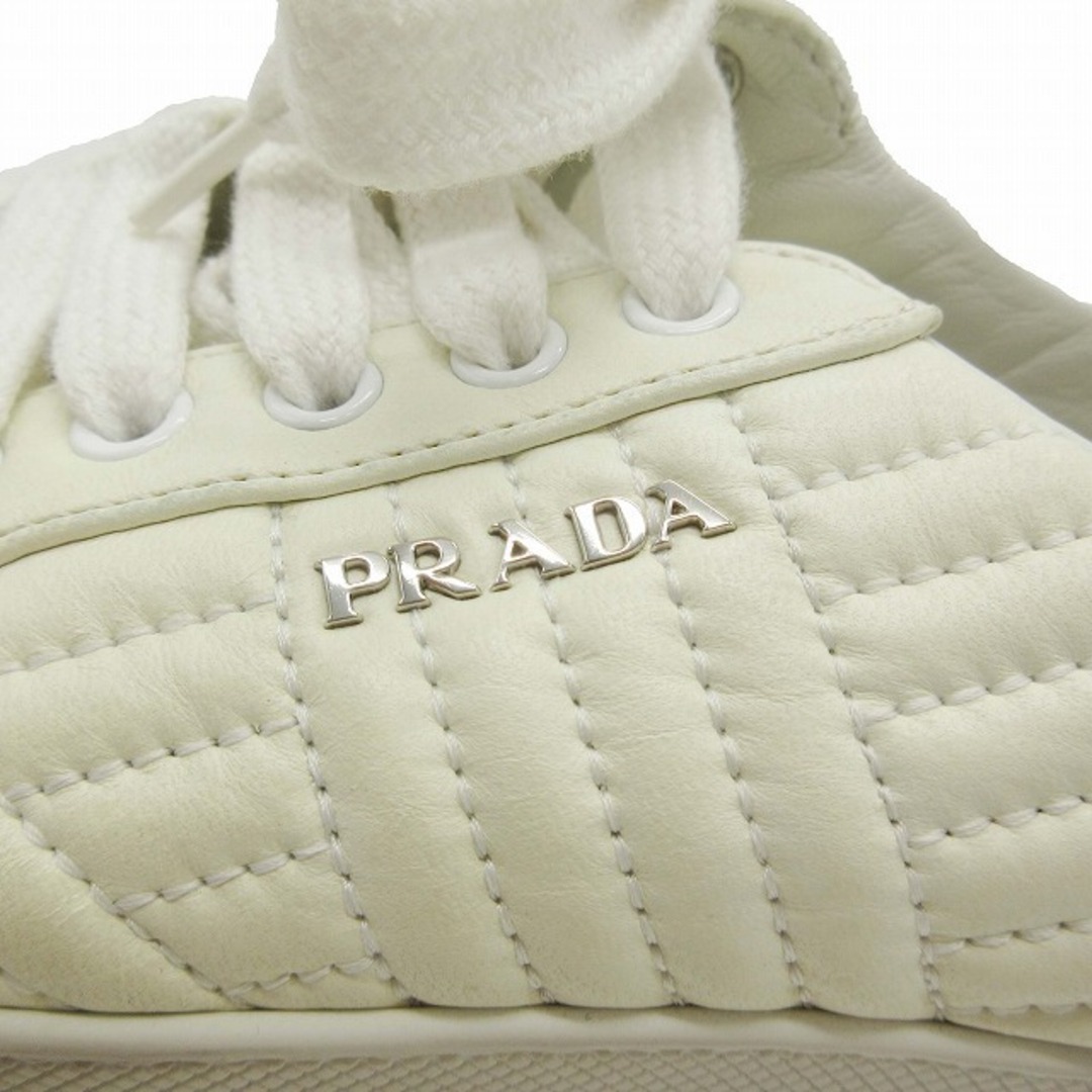 プラダ PRADA キルティング ローカット スニーカー ロゴ ナッパ プラダ PRADA キルティング ローカット スニーカー ロゴ ナッパ