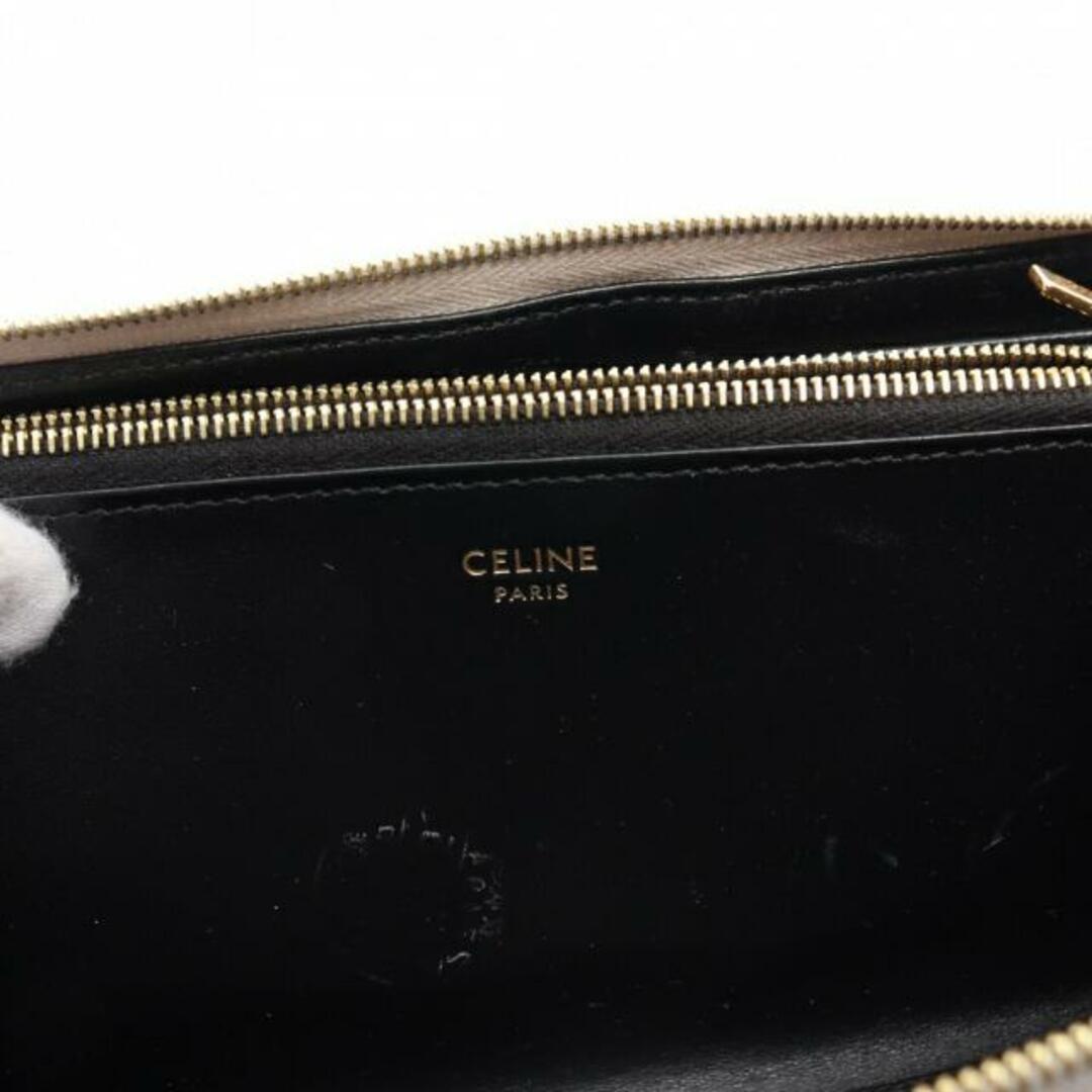 celine(セリーヌ)の ラウンドファスナー長財布 レザー シルバー キルティング レディースのファッション小物(財布)の商品写真