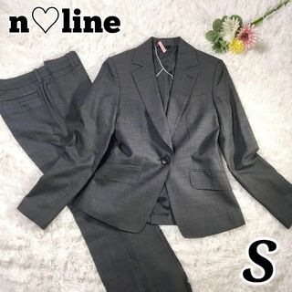 【n♡line】クリーニング済 佐々木希 シルク混  パンツ  ストレッチ S(スーツ)