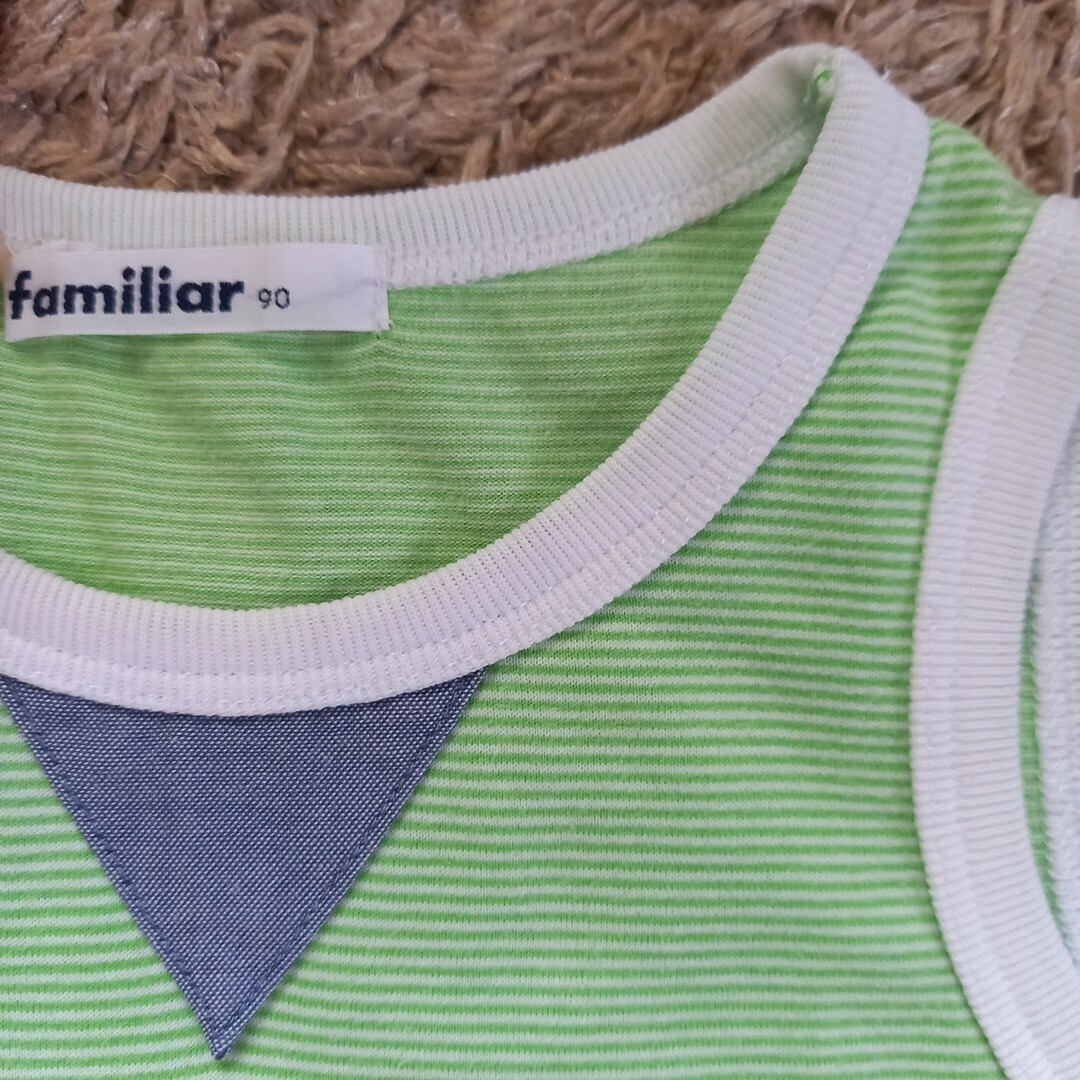 familiar(ファミリア)の美品！familiar　タンクトップ キッズ/ベビー/マタニティのキッズ服男の子用(90cm~)(Tシャツ/カットソー)の商品写真