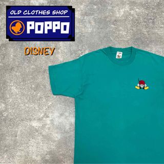 ディズニー(Disney)のディズニー☆USA製トンネルミッキーワンポイントキャラ刺繍Tシャツ 90s(シャツ)