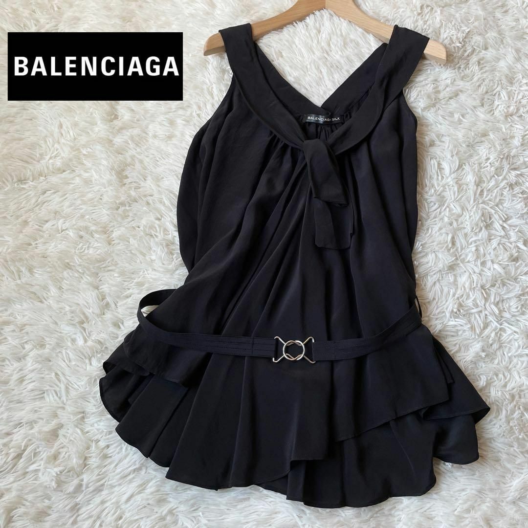 BALENCIAGA シルクノースリブラウス - 通販 - csa.sakura.ne.jp