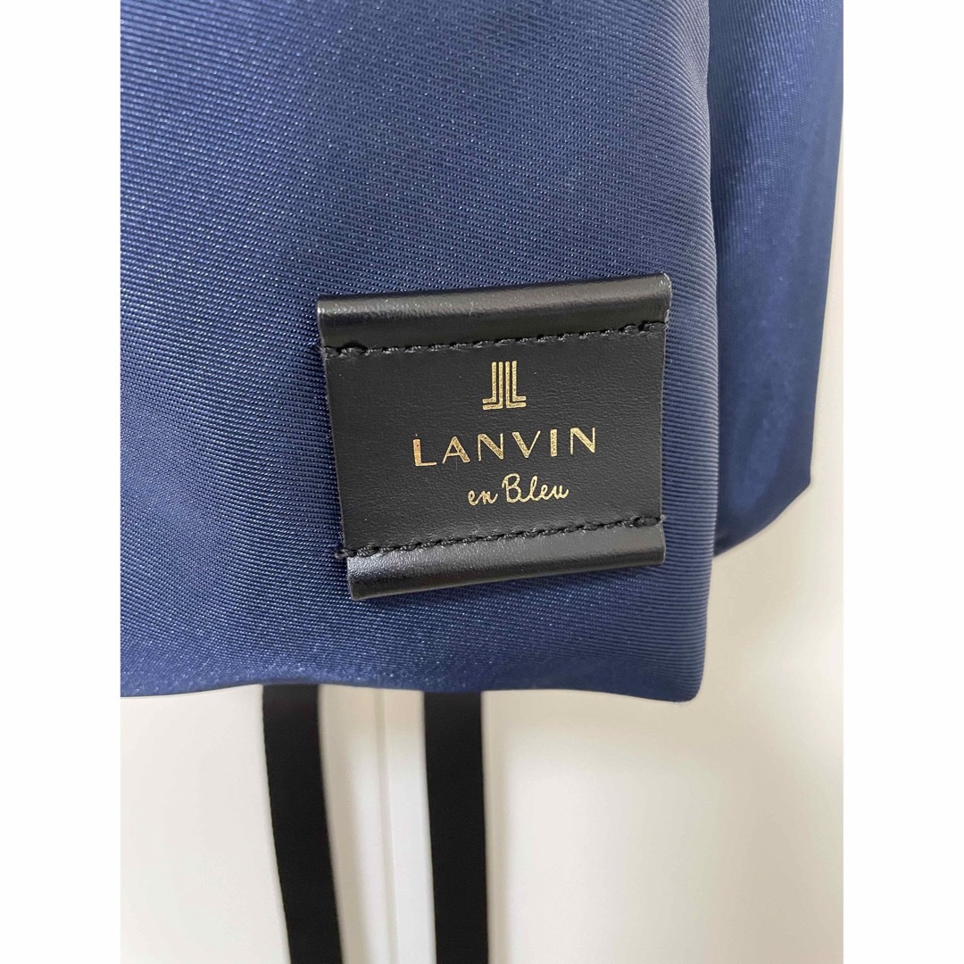 LANVIN en Bleu(ランバンオンブルー)の【美品】ランバン オンブルー トロカデロリュックサック ネイビー レディースのバッグ(リュック/バックパック)の商品写真