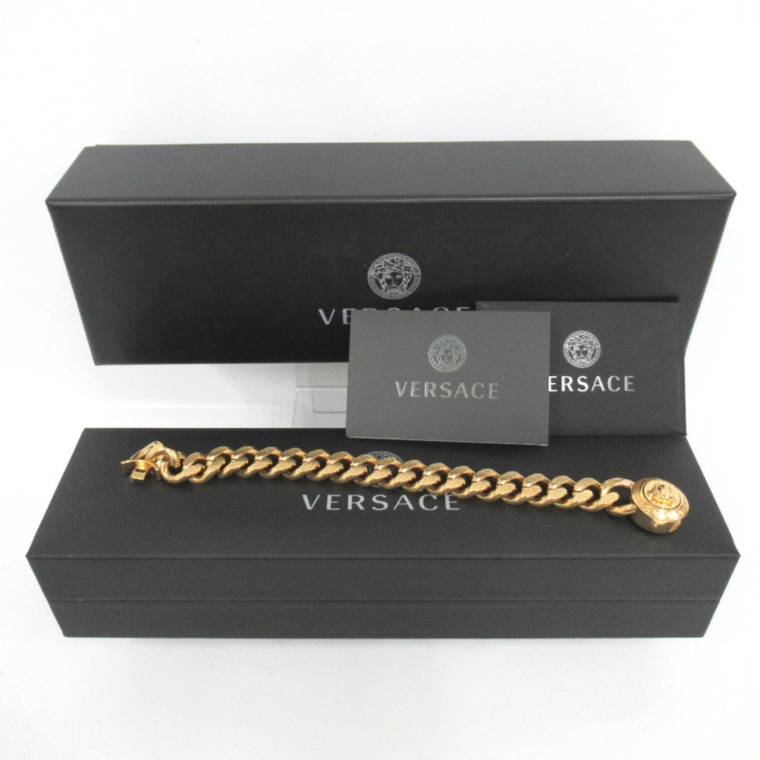 VERSACE(ヴェルサーチ)のヴェルサーチ　VERSACE　メドゥーサ チェーン ブレスレット DG06996 Ot225621 中古 メンズのアクセサリー(ブレスレット)の商品写真