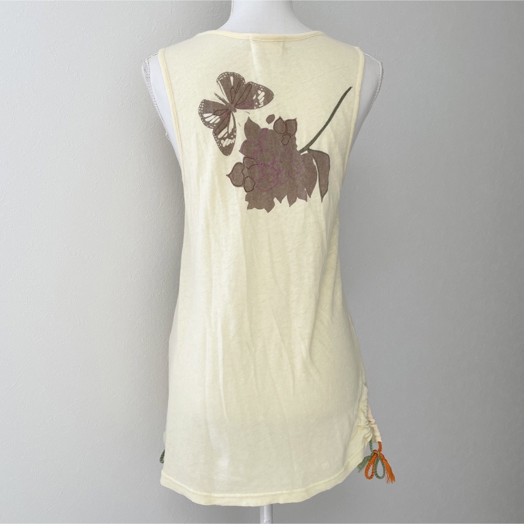 ScoLar(スカラー)のスカラー　プリント　ロング　ノースリーブ レディースのトップス(Tシャツ(半袖/袖なし))の商品写真