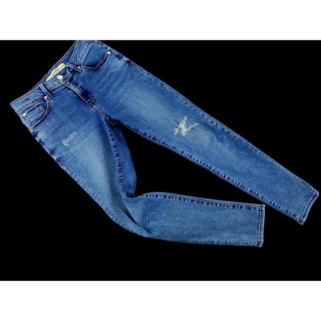 GUESS ゲス ダメージ加工 スキニー デニムパンツ size28/青 ■■ メンズ | フリマアプリ ラクマ