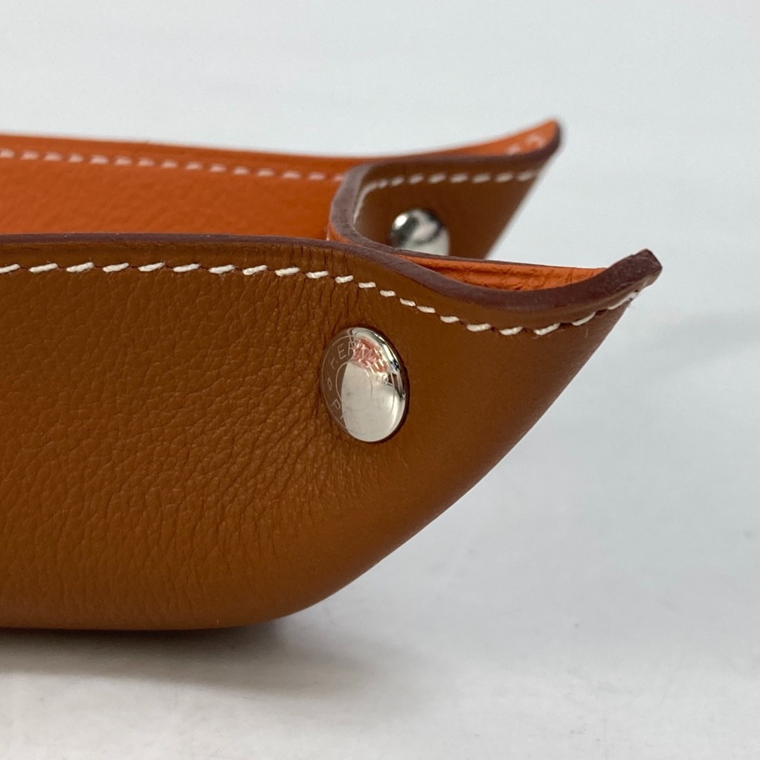 エルメス HERMES ヴィド ポッシュ ミーズ エ ルランス パンチングH インテリア トレイ トレー 小物入れ スイフト U刻 ブラウン 未使用 エルメス HERMES ヴィド ポッシュ ミーズ エ ルランス パンチングH インテリア トレイ トレー 小物入れ スイフト U刻 ブラウン 未使用