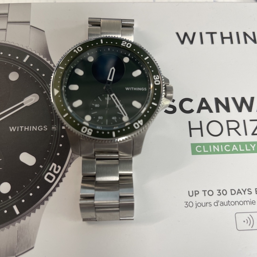 Withings ScanWatch Horizon メンズの時計(腕時計(デジタル))の商品写真