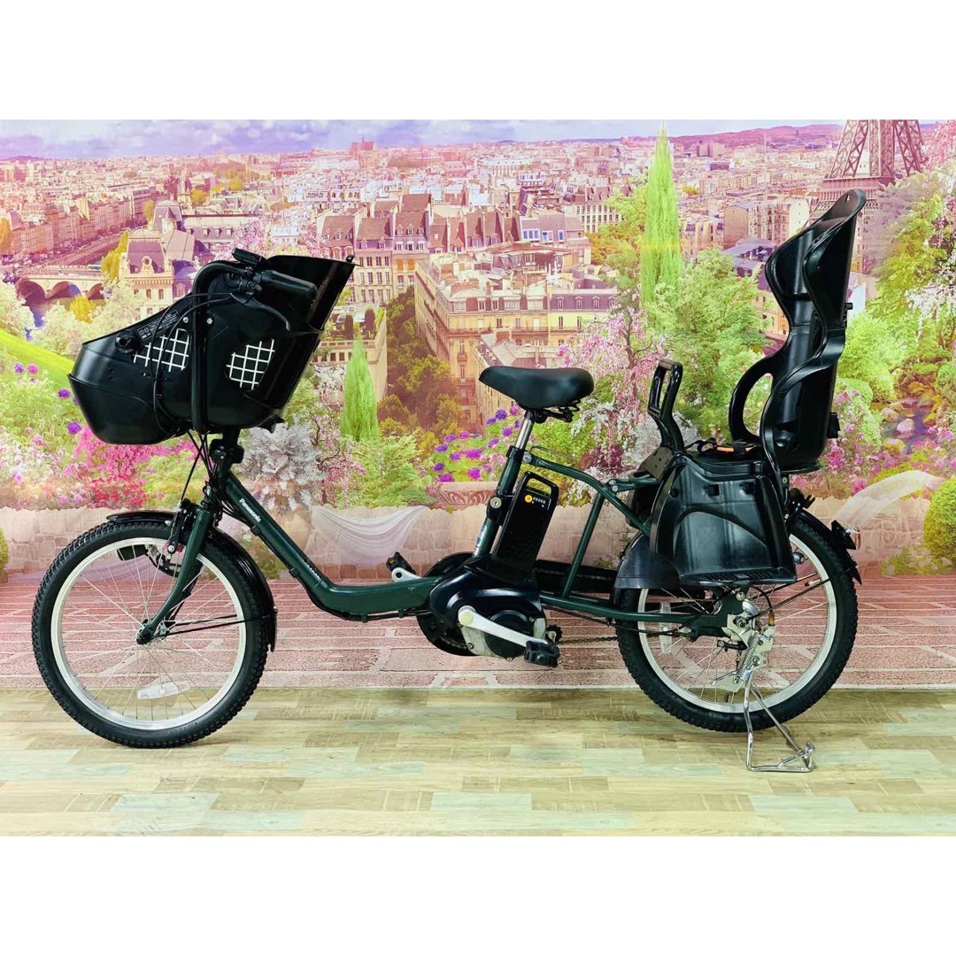 ❷5401子供乗せ電動アシスト自転車Panasonic20インチ良好バッテリー-