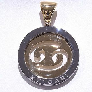 ブルガリ ブルガリ ブルガリ ペンダントトップ 750 (K18YG) STEEL ユニセックス BVLGARI [美品]  【ジュエリー】