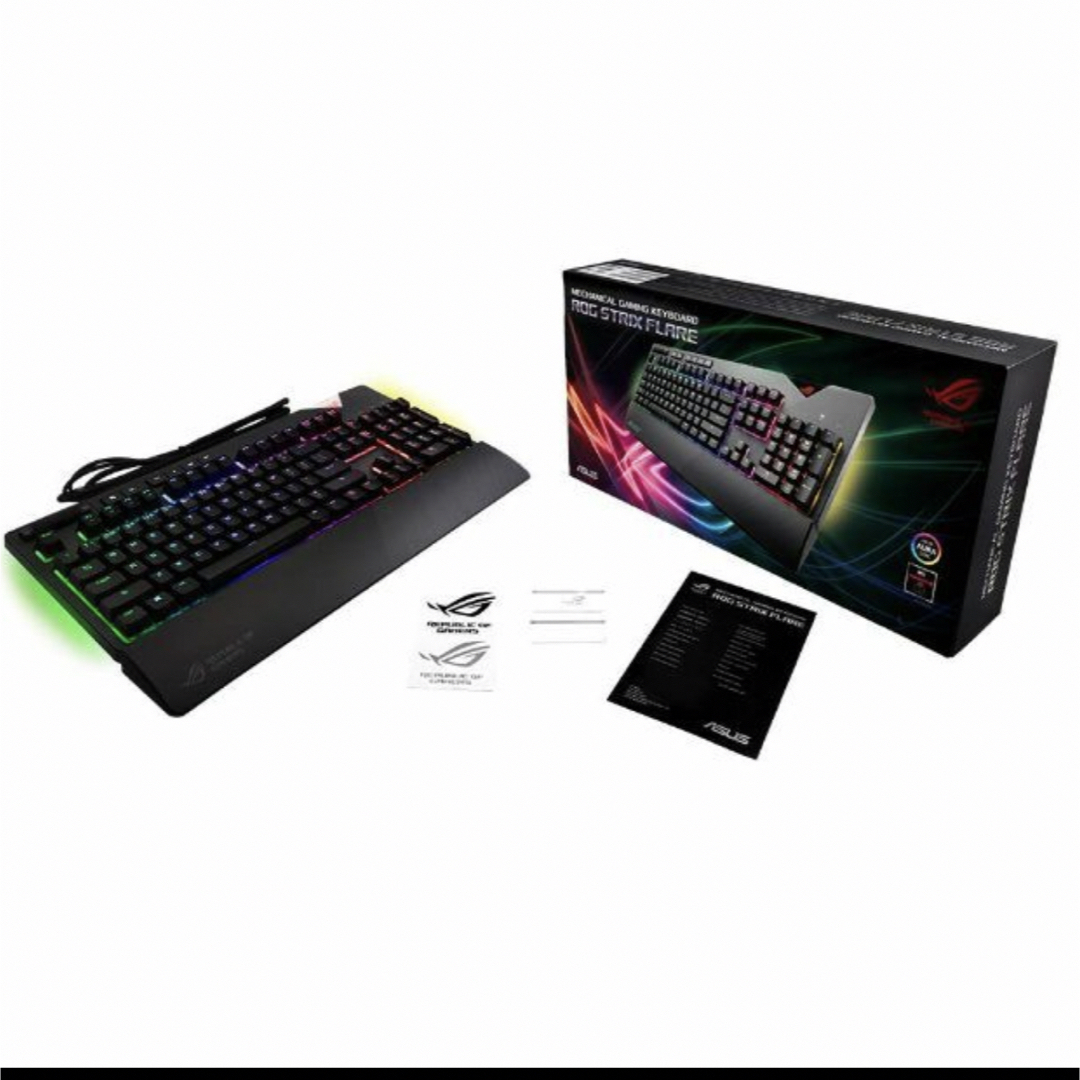 ASUS ROG STRIX FLARE メカニカルゲーミングキーボード 青軸