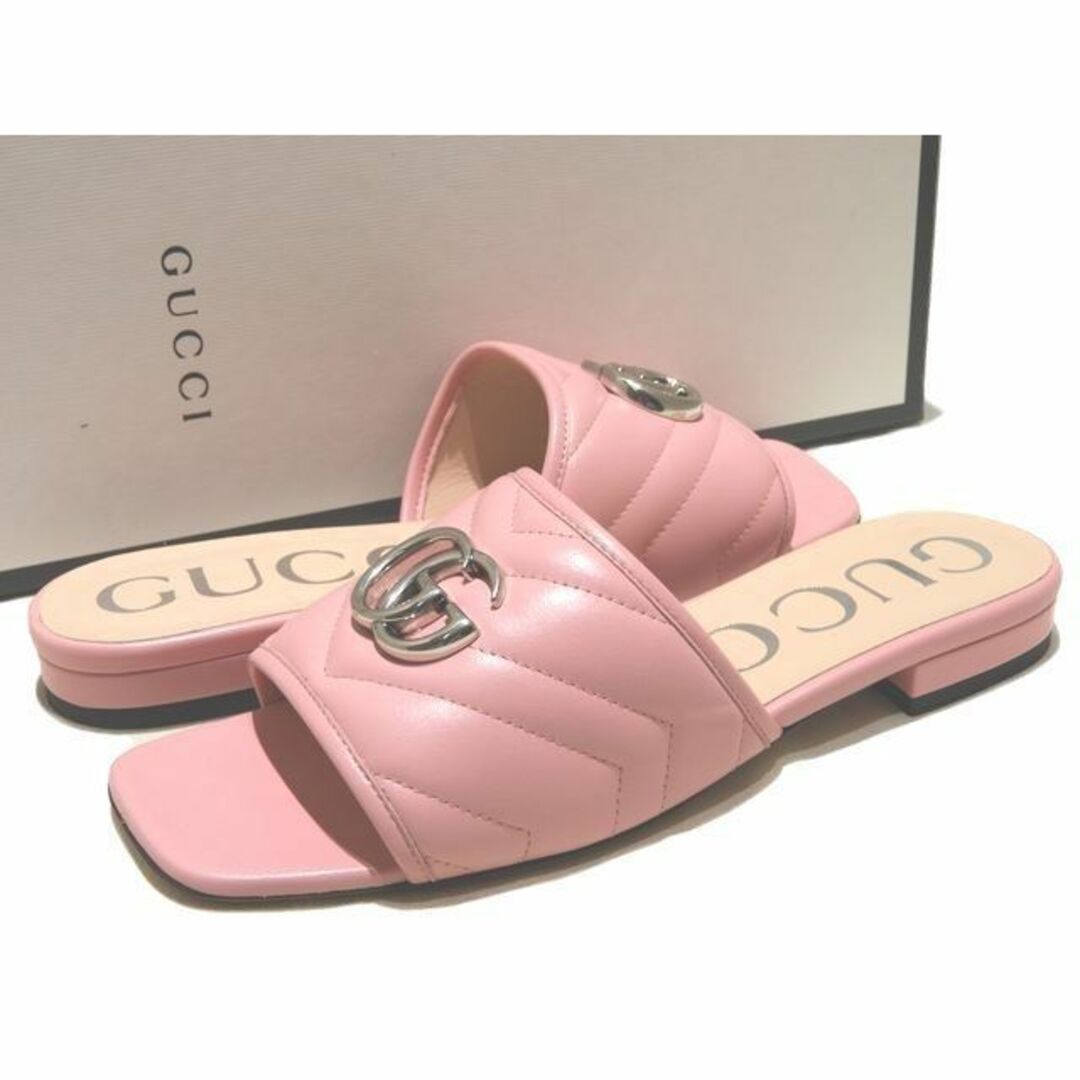 Gucci - 未使用品 グッチ GGマーモント サンダル ☆ 37 レディース