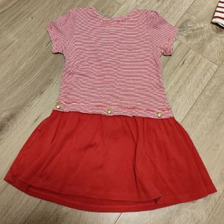 プチバトー(PETIT BATEAU)のプチバトー　ワンピース　24m(ワンピース)