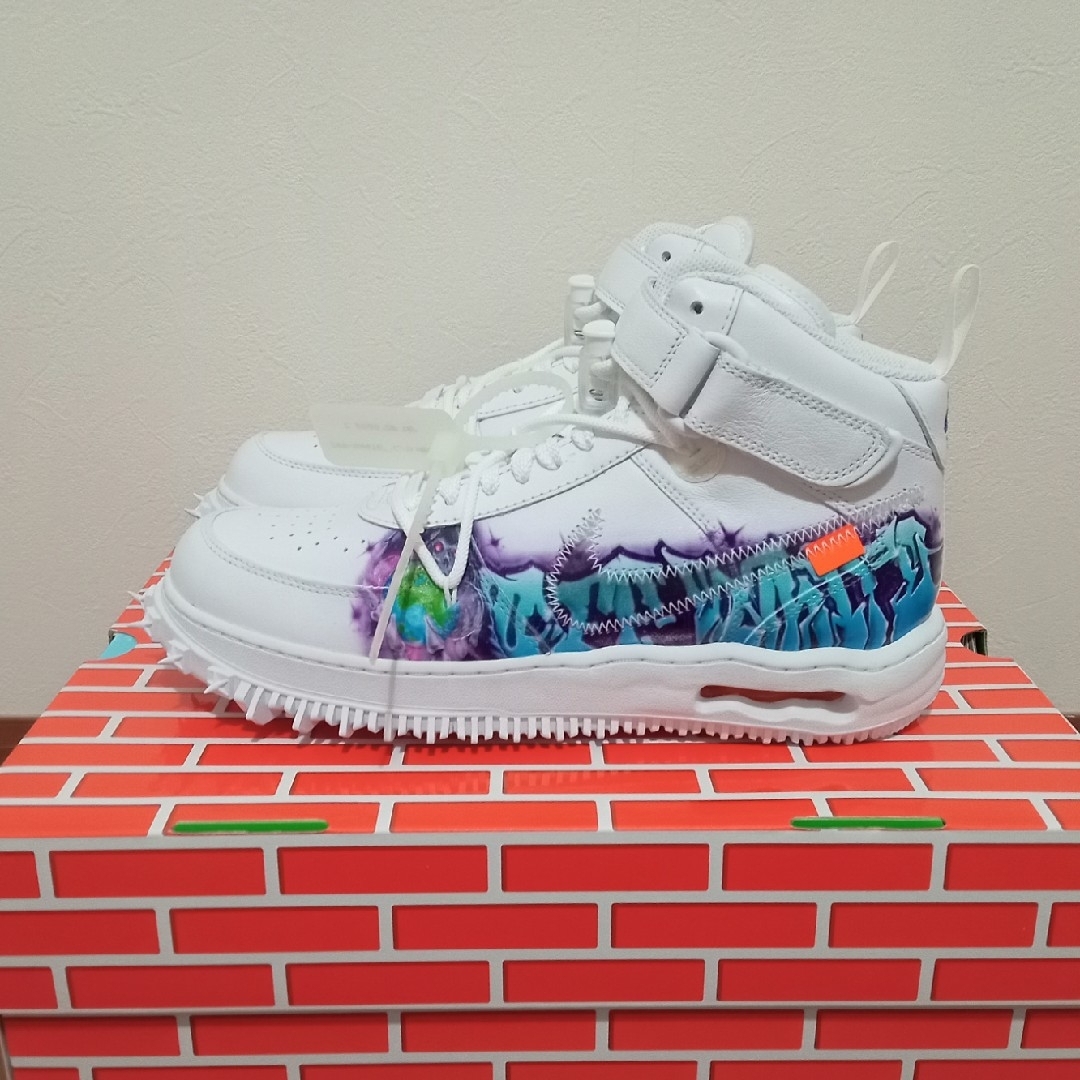 NIKE - 【新品】ナイキ✕オフホワイト エアフォース1 MID グラフィティ