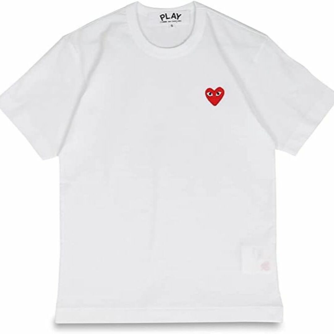 プレイ コムデギャルソン Tシャツ 半袖 レッドハート ロゴ PLAY COMM