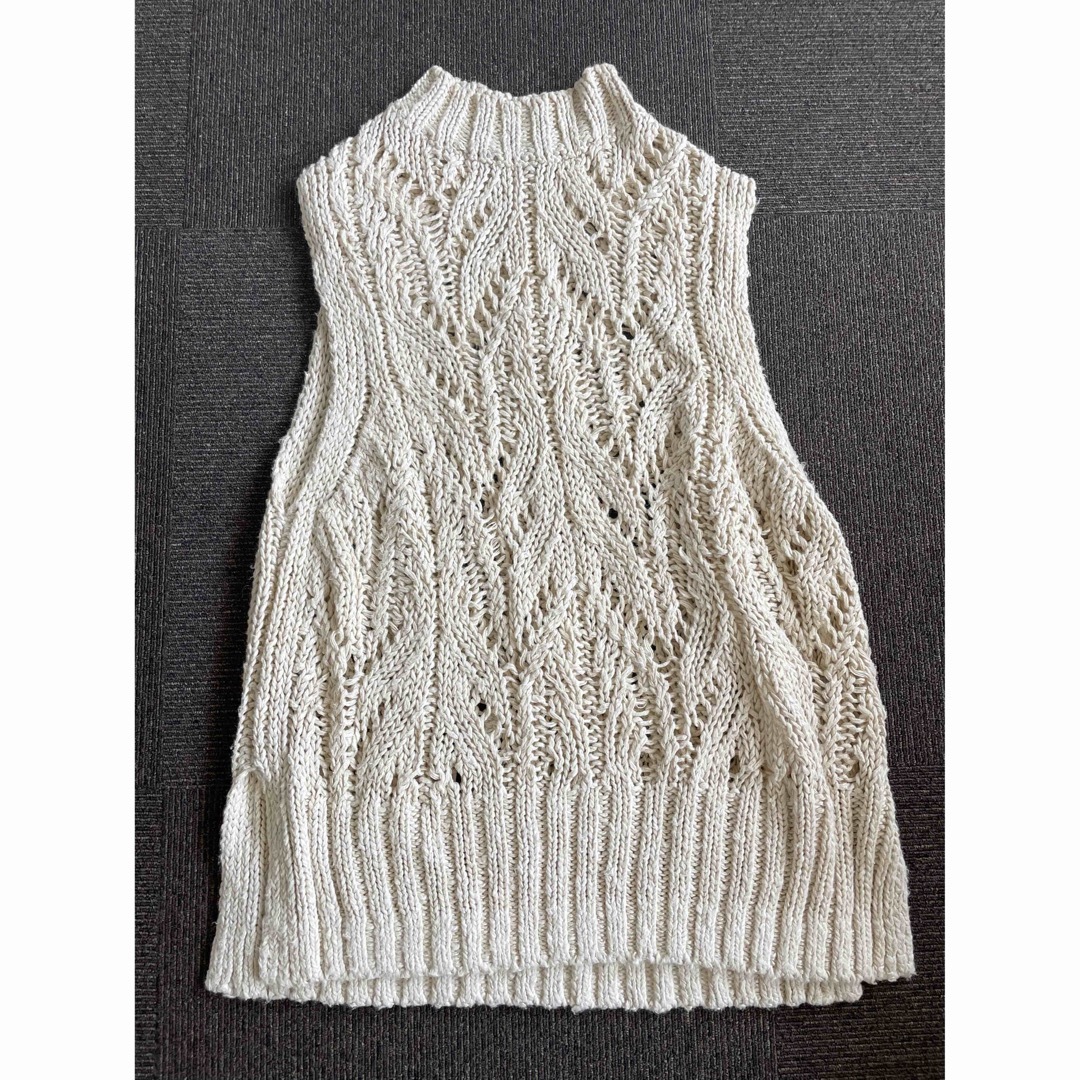 TODAYFUL   完売商品！todayful Slub Aran Vest アイボリー の通販 by