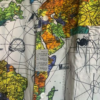セントマイケル DR.WOO WORLD MAP PAJAMA SHIRT Lの通販 by rion0623's
