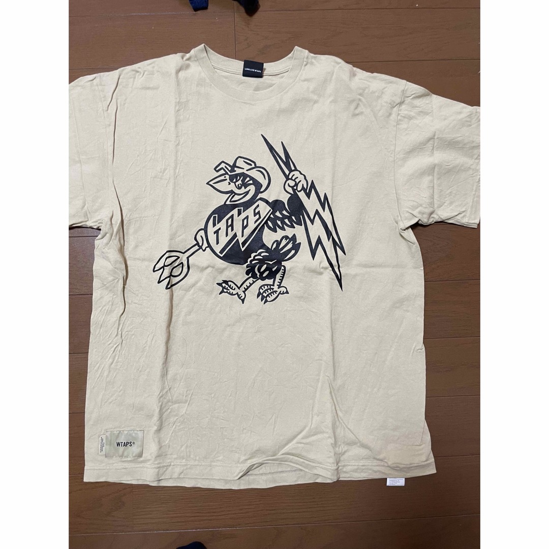 W)taps(ダブルタップス)のwtaps Tシャツ　サイズ03 ベージュ メンズのトップス(Tシャツ/カットソー(半袖/袖なし))の商品写真