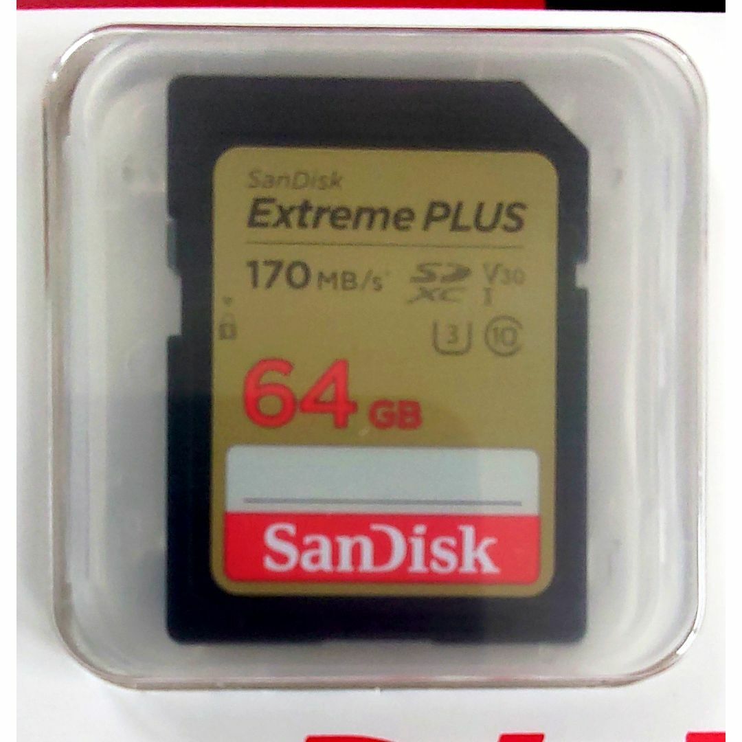 SanDisk Extreme 64GB (動画に最適)(新品)