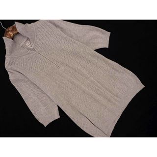 ジュンコシマダ(JUNKO SHIMADA)のJUNKO SHIMADA ジュンコシマダ ハーフジップ カットソー sizeM/グレー ■◆ レディース(カットソー(長袖/七分))