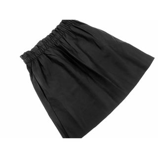 ザラ(ZARA)のZARA ザラ フェイクレザー Aライン 台形 スカート sizeS/黒 ■■ レディース(ミニスカート)