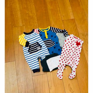 ベビーギャップ(babyGAP)の美品gapカバーオールサイズ60まとめ6点セット(カバーオール)