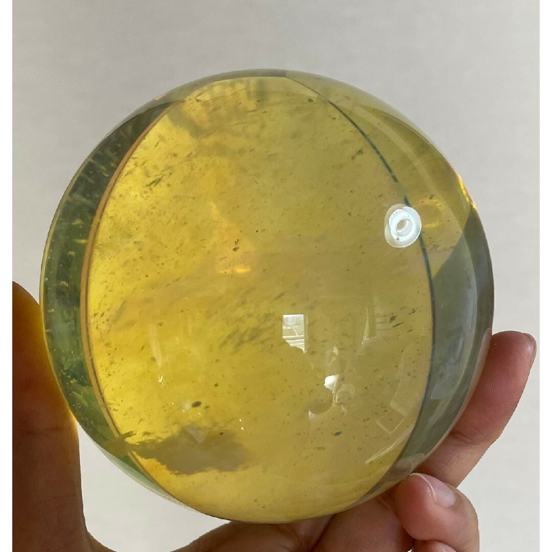 溶錬水晶 スフィア 丸玉 置物インテリア 直径約10cm クリスタル 浄化 幸運