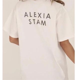 アリシアスタン(ALEXIA STAM)の新品未使用未開封　アリシアスタン ALEXIA STAM Tシャツ　ホワイト(Tシャツ(半袖/袖なし))